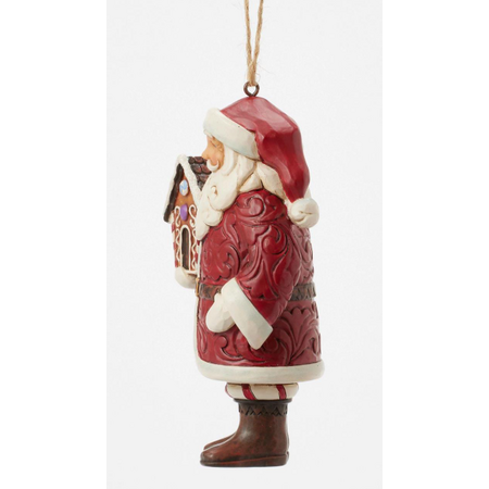 Jim Shore Jim Shore Gingerbread Santa Ornament