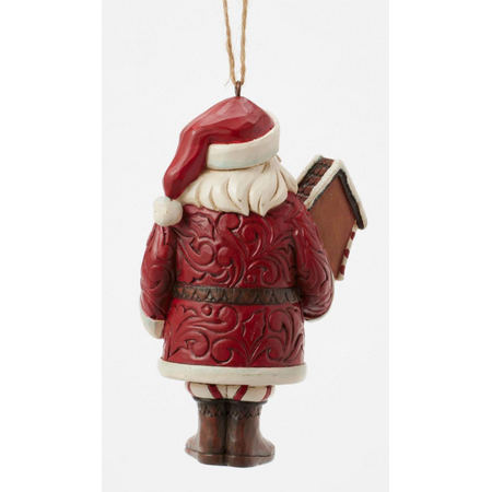 Jim Shore Jim Shore Gingerbread Santa Ornament