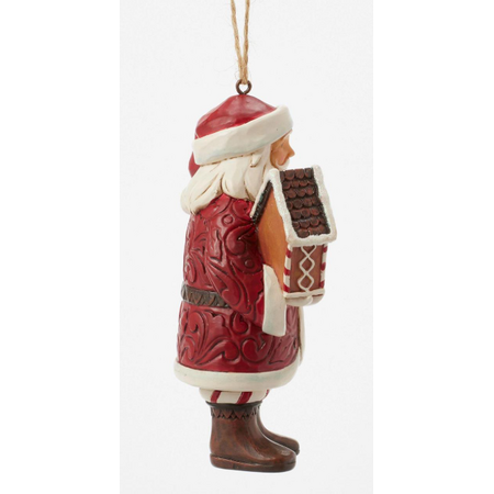 Jim Shore Jim Shore Gingerbread Santa Ornament