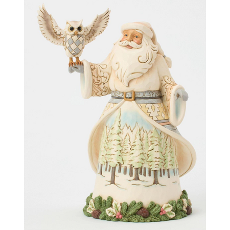 Jim Shore Jim Shore Woodland Santa  with Owl Figurine