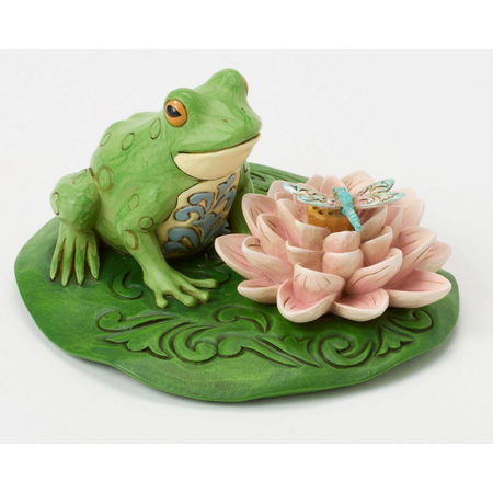 Jim Shore Jim Shore Frog on Lilypad Figurine
