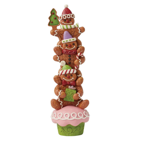 Jim Shore Jim Shore Gingerbread Christmas Stacked Figurine