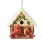 Jim Shore Jim Shore Christmas at the Lodge Cabin Ornament