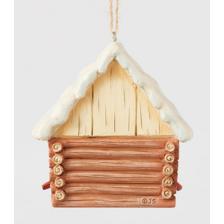 Jim Shore Jim Shore Christmas at the Lodge Cabin Ornament
