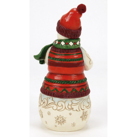 Jim Shore Jim Shore Christmas at Lodge Snowman Figurine