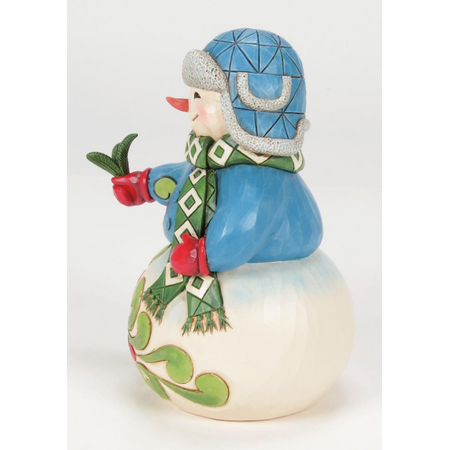 Jim Shore Jim Shore Snowman Evergreen Sprig Figurine