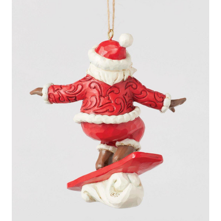 Jim Shore Jim Shore  Snowboarding Santa Ornament