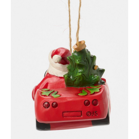 Jim Shore Jim Shore Santa in Sports Car Ornament