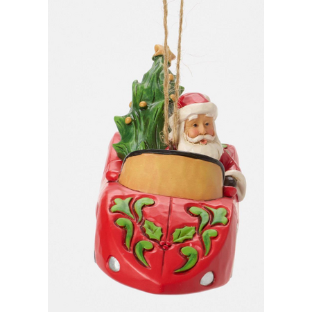 Jim Shore Jim Shore Santa in Sports Car Ornament