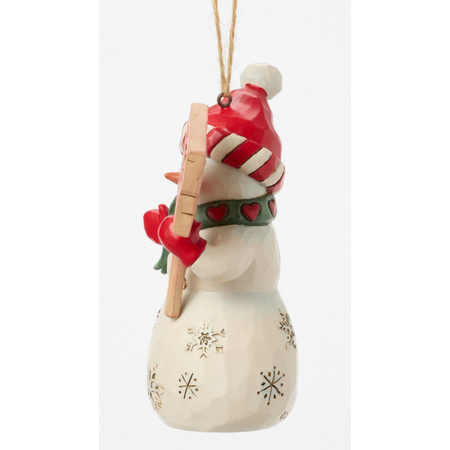 Jim Shore Jim Shore Snowman Peace & Joy Sign Ornament
