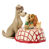 Jim Shore Jim Shore Lady & Tramp Spaghetti Scene LED Figurine