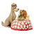 Jim Shore Jim Shore Lady & Tramp Spaghetti Scene LED Figurine