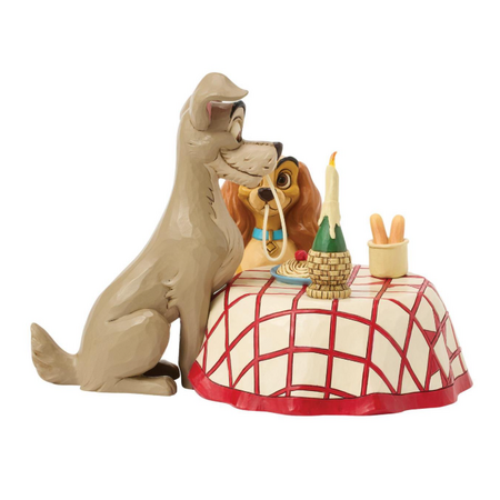 Jim Shore Jim Shore Lady & Tramp Spaghetti Scene LED Figurine