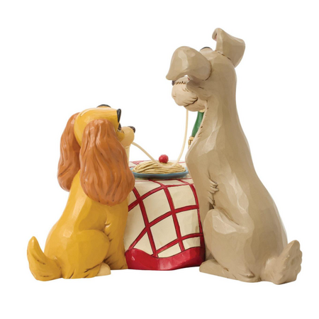 Jim Shore Jim Shore Lady & Tramp Spaghetti Scene LED Figurine