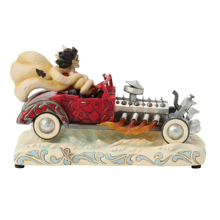 Jim Shore Jim Shore Cruella Car Scene Musical Figurine