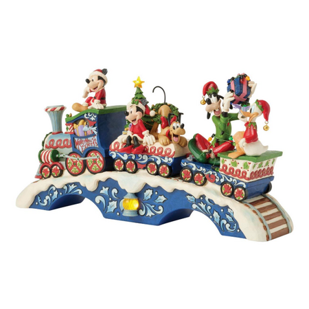 Jim Shore Jim Shore Mickey & Friends LED Musical Train Figurine
