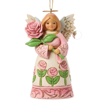 Jim Shore Jim Shore Angel With Roses Ornament