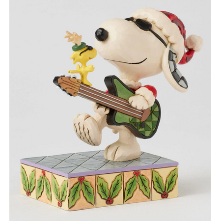Jim Shore Jim Shore Snoopy & Woodstock Rock Figurine