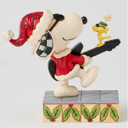 Jim Shore Jim Shore Snoopy & Woodstock Rock Figurine