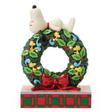 Jim Shore Jim Shore Snoopy Sleeping on LED Wreath Figurine