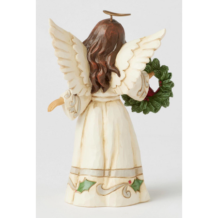 Jim Shore Jim Shore White Woodland Angel with Cardinal Figurine