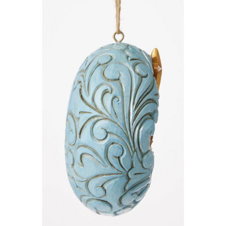 Jim Shore Jim Shore Blue and Gold Holy Family Hanging Ornament