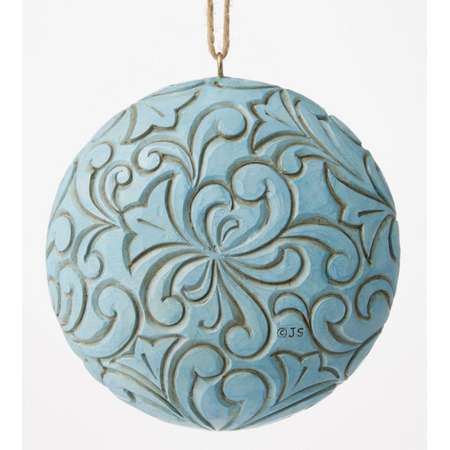 Jim Shore Jim Shore Blue and Gold Holy Family Hanging Ornament