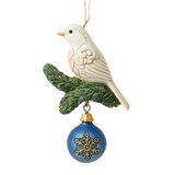 Jim Shore Jim Shore Blue and Gold Dove Hanging Ornament