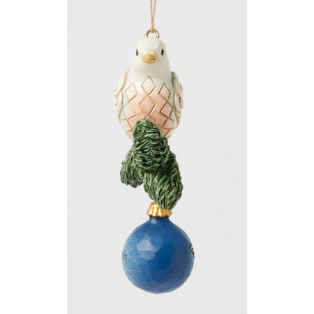 Jim Shore Jim Shore Blue and Gold Dove Hanging Ornament