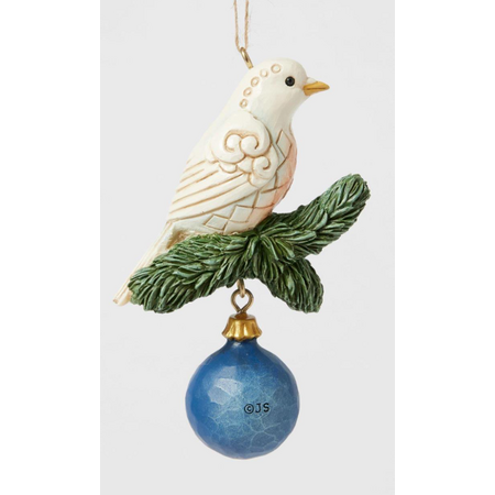 Jim Shore Jim Shore Blue and Gold Dove Hanging Ornament