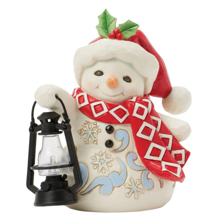 Jim Shore Jim Shore Snowman Oversized Lantern Pint Figurine