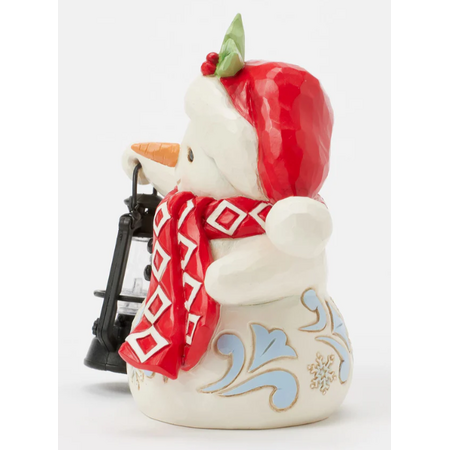 Jim Shore Jim Shore Snowman Oversized Lantern Pint Figurine