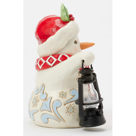 Jim Shore Jim Shore Snowman Oversized Lantern Pint Figurine