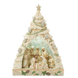 Jim Shore Jim Shore Woodland Tree Nativity Diorama LED Figurine