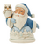 Jim Shore Jim Shore Blue Santa with Owl Mini Figurine