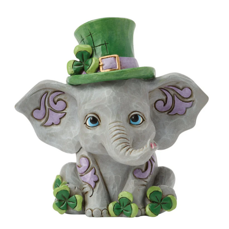 Jim Shore Jim Shore Elephant with Clover Figurine