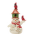 Jim Shore Jim Shore Snowman with Birdhouse Hat Mini Figurine