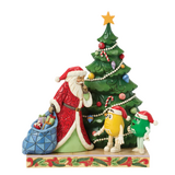 Jim Shore Jim Shore Santa with M&M'S Characters Figurine