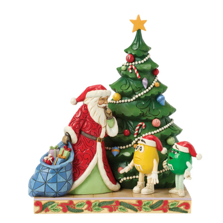 Jim Shore Jim Shore Santa with M&M'S Characters Figurine