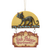 Jim Shore Jim Shore Coraline Black Cat on Pink Palace Sign Ornament