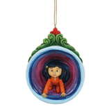 Jim Shore Jim Shore Coraline in Purple Tunnel Ornament