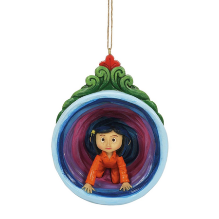 Jim Shore Jim Shore Coraline in Purple Tunnel Ornament