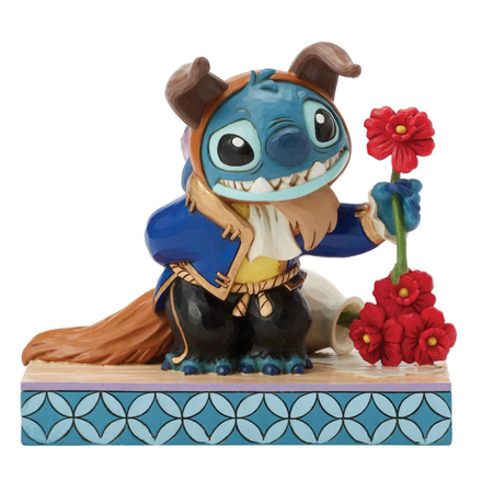 Jim Shore Jim Shore Stitch Dressed As Beast Figurine
