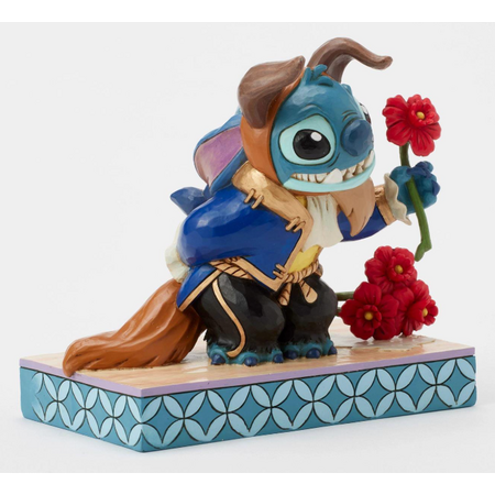 Jim Shore Jim Shore Stitch Dressed As Beast Figurine