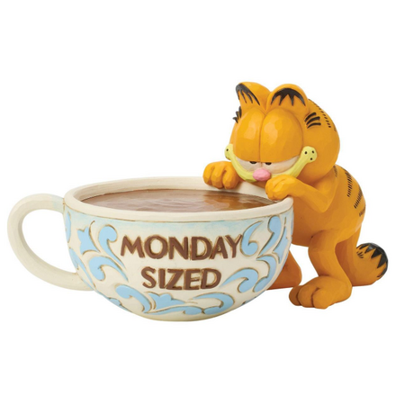 Jim Shore Jim Shore Garfield with Overized Coffee Figurine