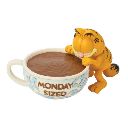 Jim Shore Jim Shore Garfield with Overized Coffee Figurine