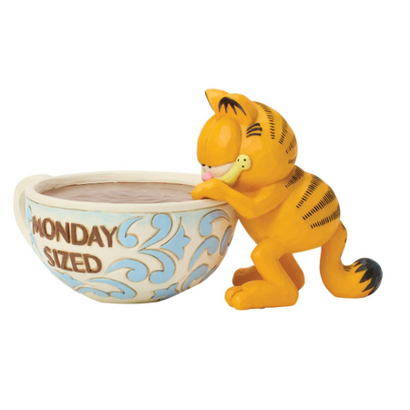Jim Shore Jim Shore Garfield with Overized Coffee Figurine