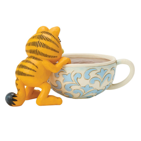 Jim Shore Jim Shore Garfield with Overized Coffee Figurine