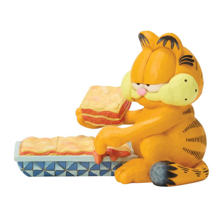 Jim Shore Jim Shore Garfield with Lasagna Figurine