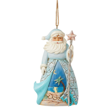Jim Shore Jim Shore Santa with Starfish Cane Ornament